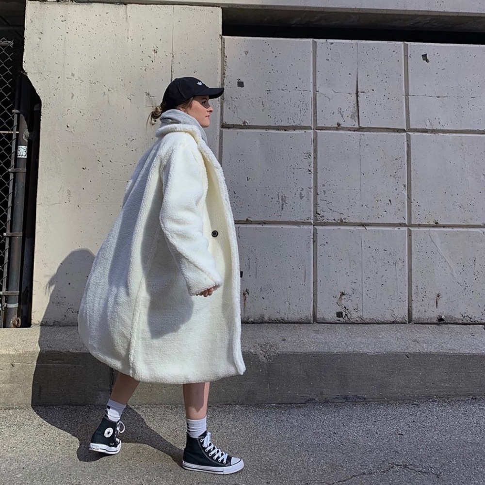 White Teddy Coat